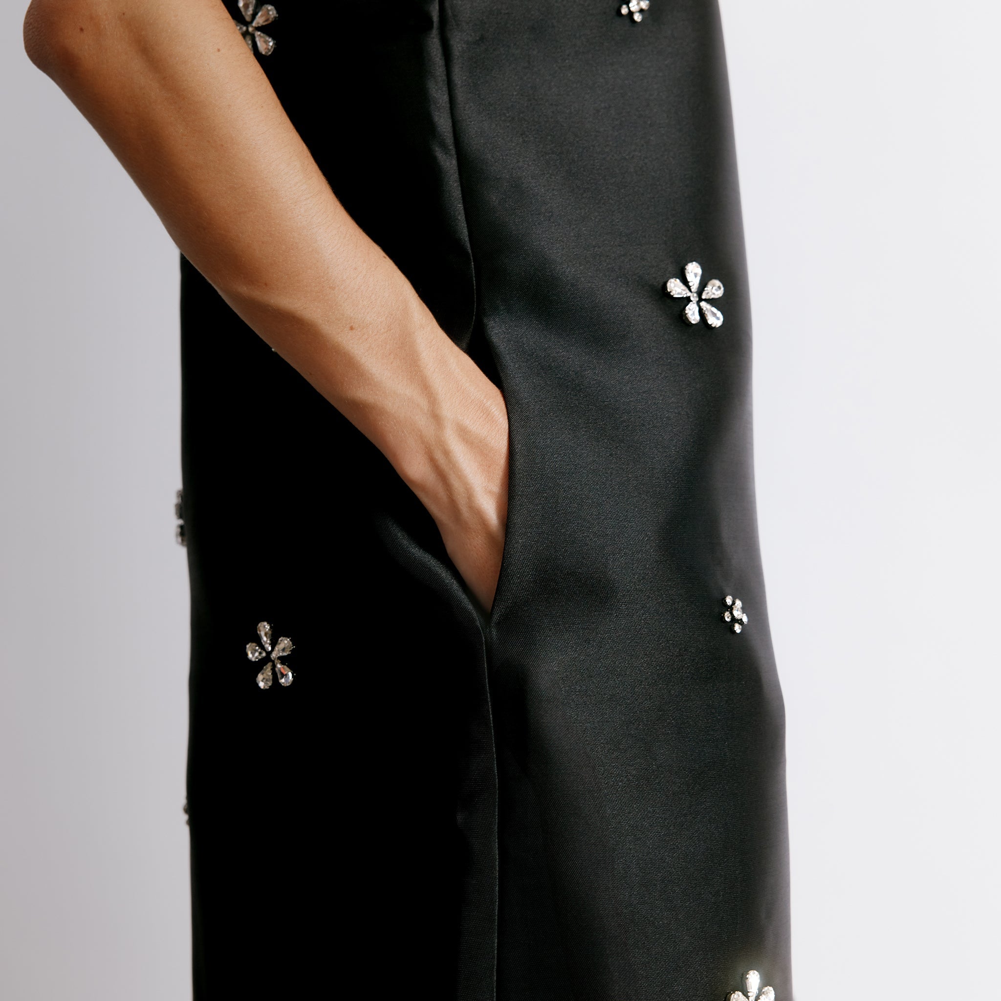 Crystal V Neck Shift Dress