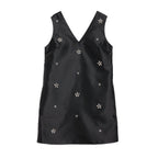 Crystal V Neck Shift Dress