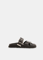 Navy Long Wool Car Coat