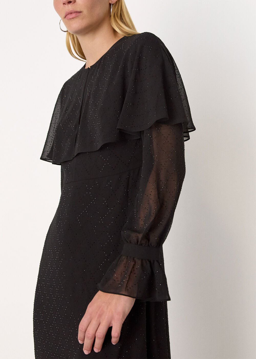 Navy Long Wool Car Coat