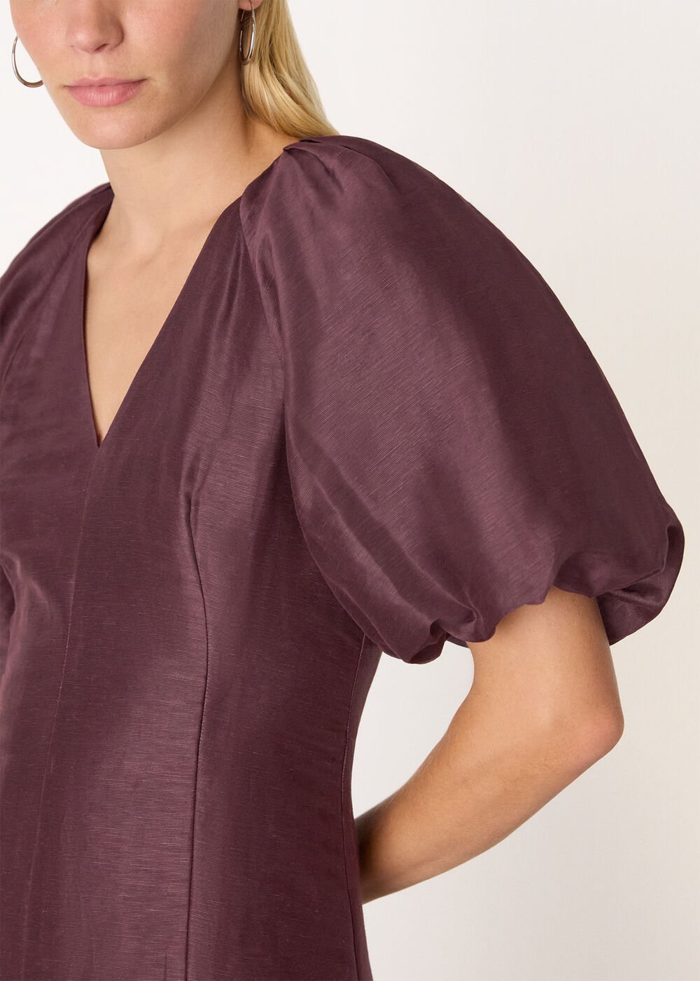 Navy Long Wool Car Coat